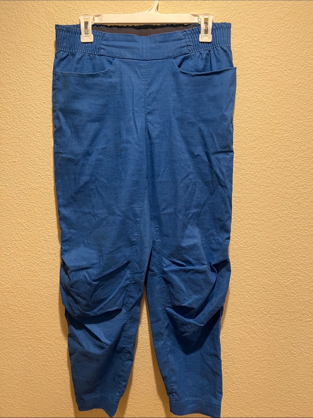 Patagonia Blue Pull-On Cropped Pants